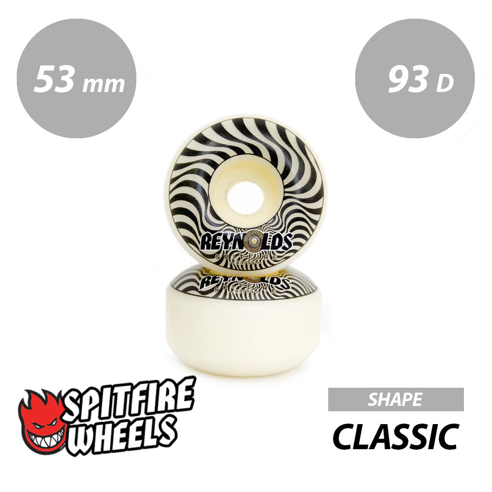 SPITFIRE F4 93D ANDREW REYNOLDS CLASSIC SHAPE 52mm 53mm 54mm