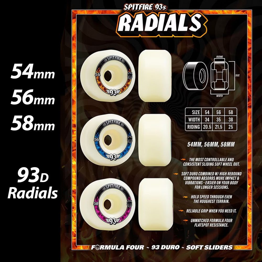 SPITFIRE F4 93D SOFTSLIDERS RADIALS SHAPE
