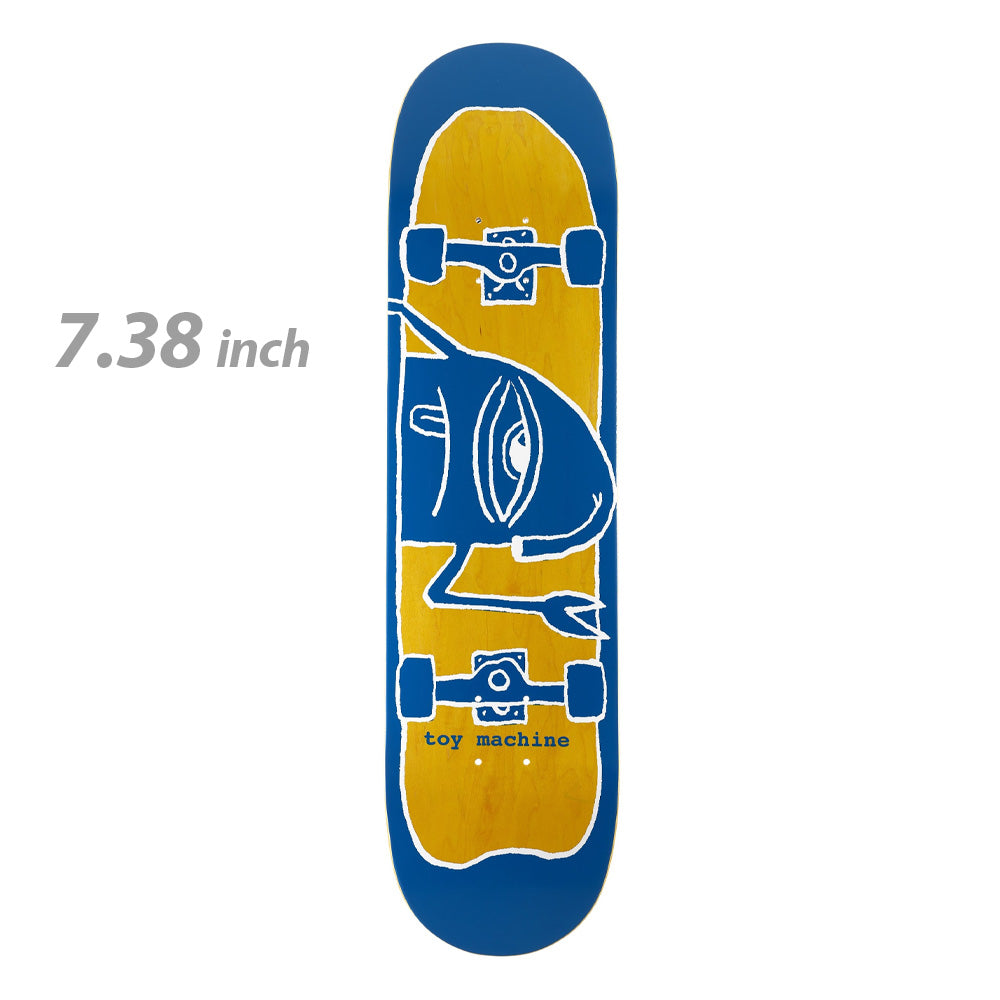 TOY MACHINE HELLO SECT BLUE MINI 7.375