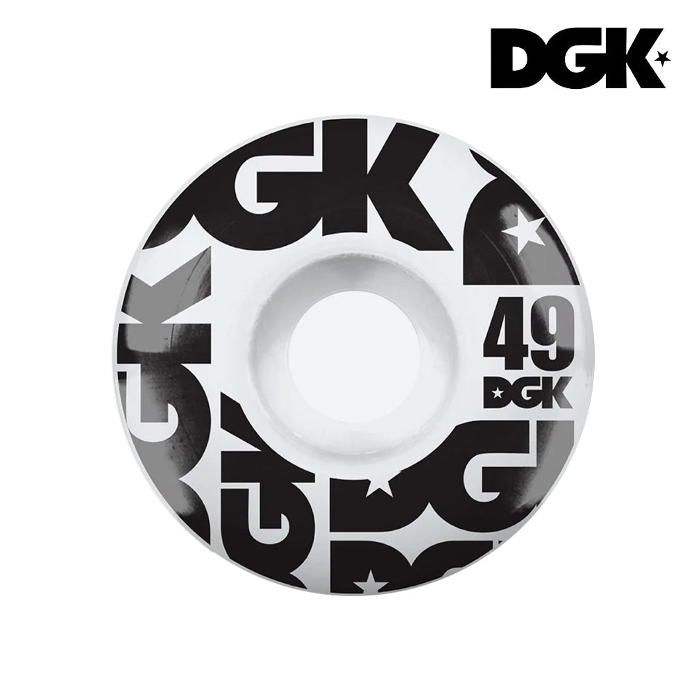 DGK STREET FOURMULA WHEEL WHITE 48mm 49mm 50mm 101a