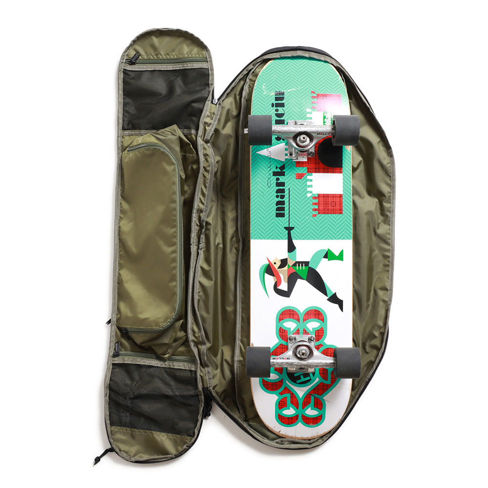 エスカポ スケートバッグ escapo skatebag e01_bkol_Black Oliove