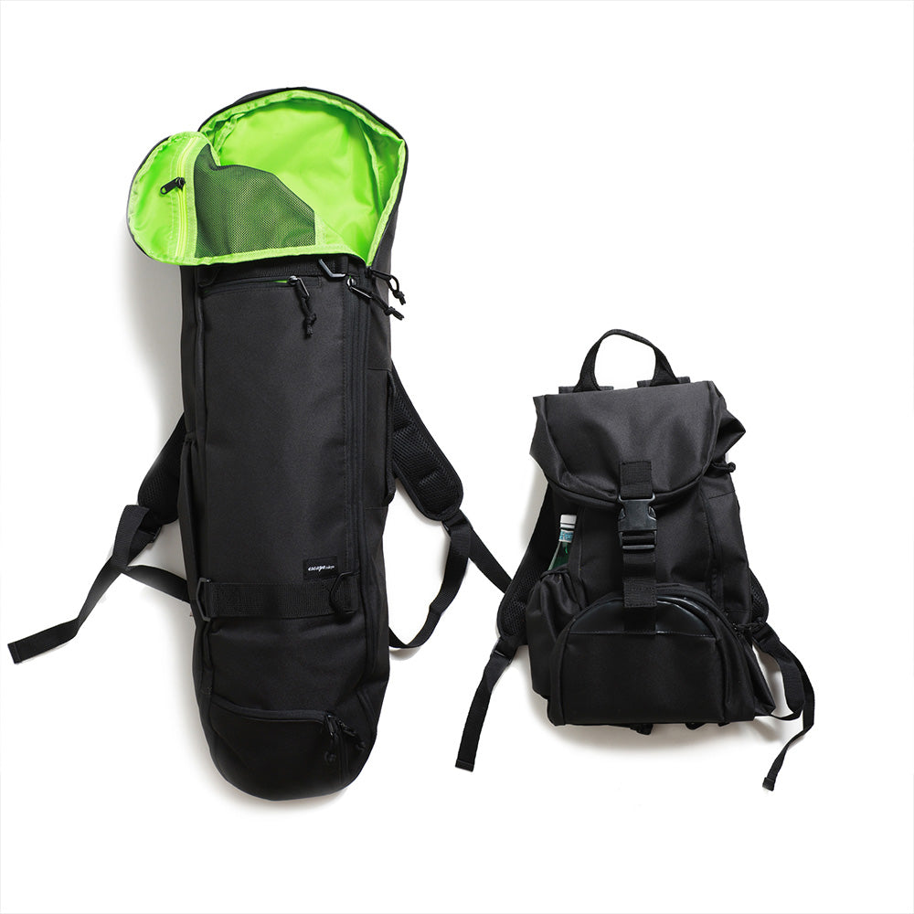 エスカポ スケートバッグ escapo skatebag e18_bklg_Black Light green