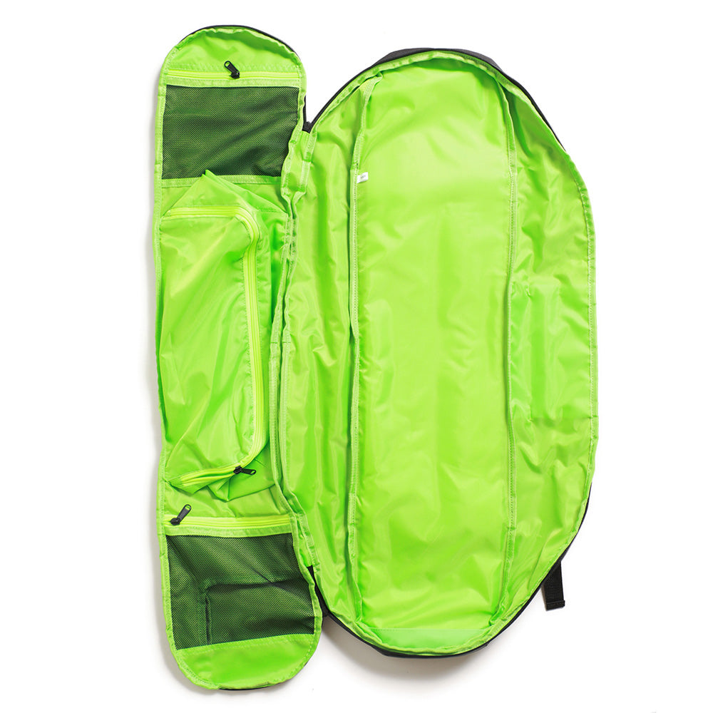 エスカポ スケートバッグ escapo skatebag e18_bklg_Black Light green