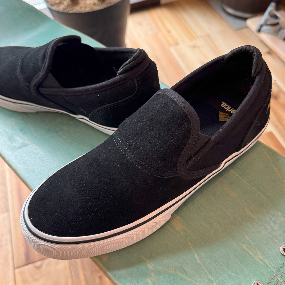 emerica wino g6 slipon black white