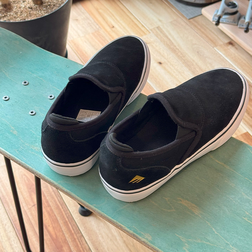 emerica wino g6 slipon black white