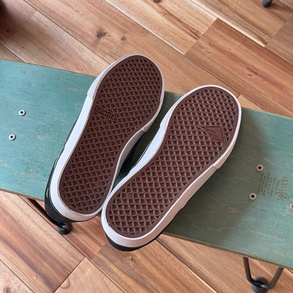 emerica wino g6 slipon black white