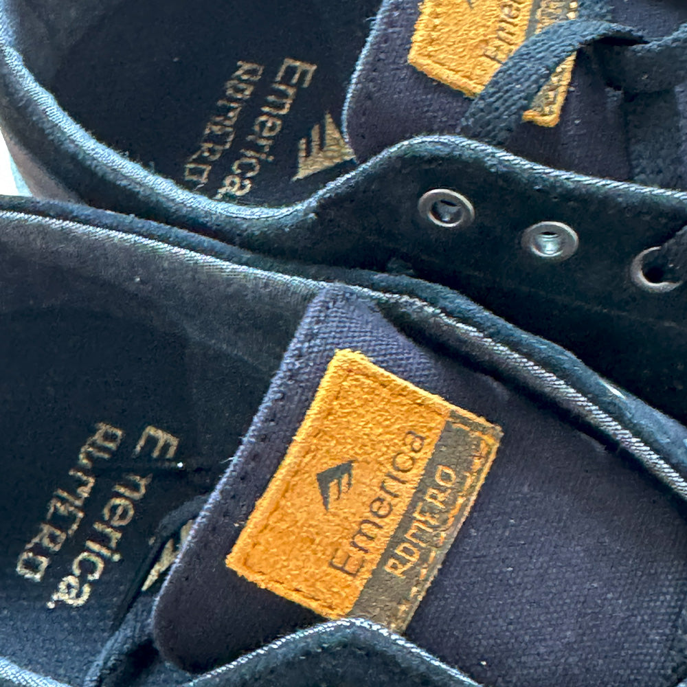 emerica romero laced black black white