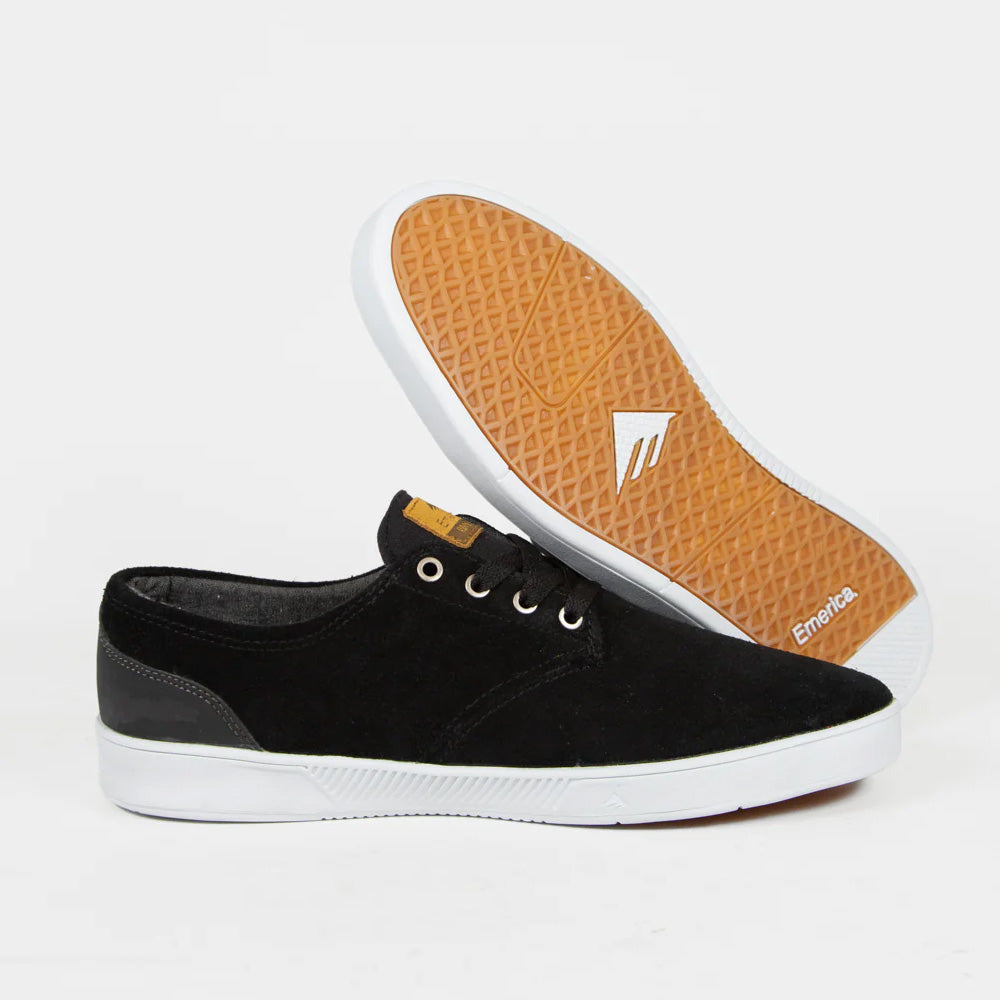 emerica romero laced black black white