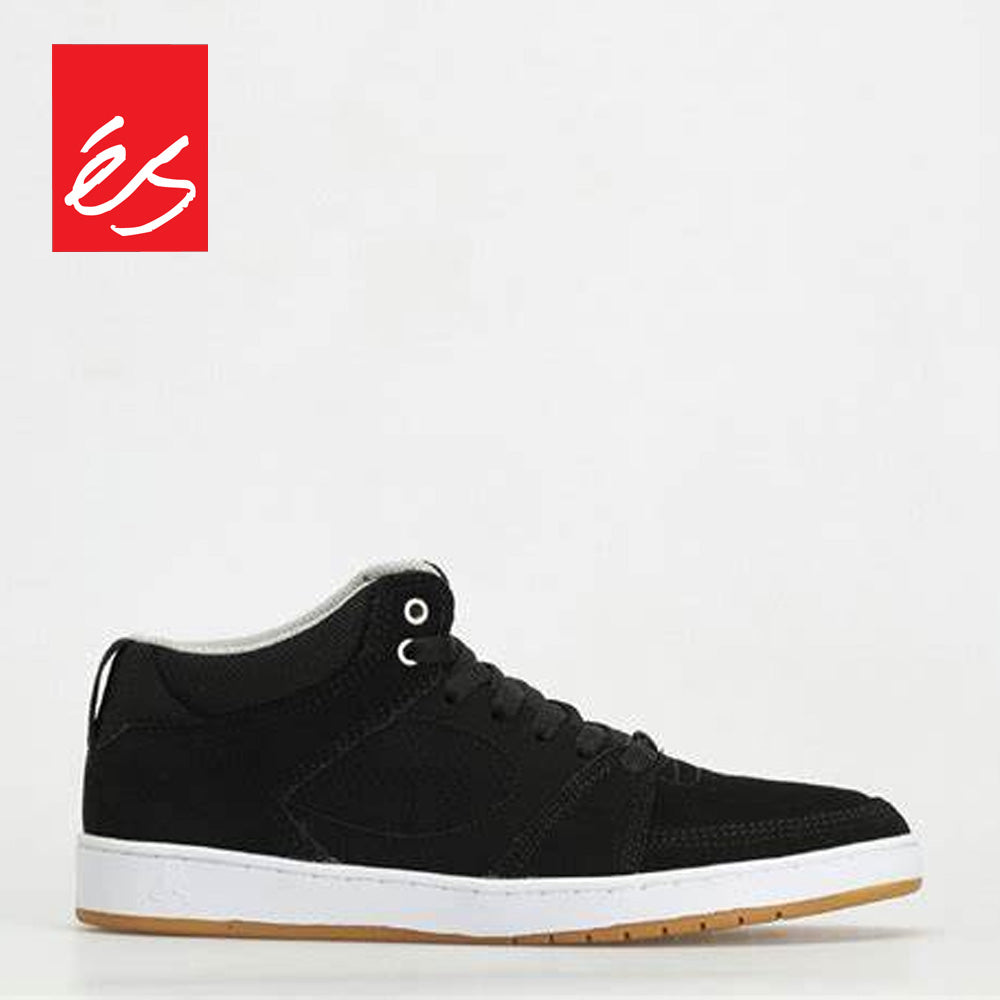 es ACCEL SLIM MID BLACK WHITE SILVER