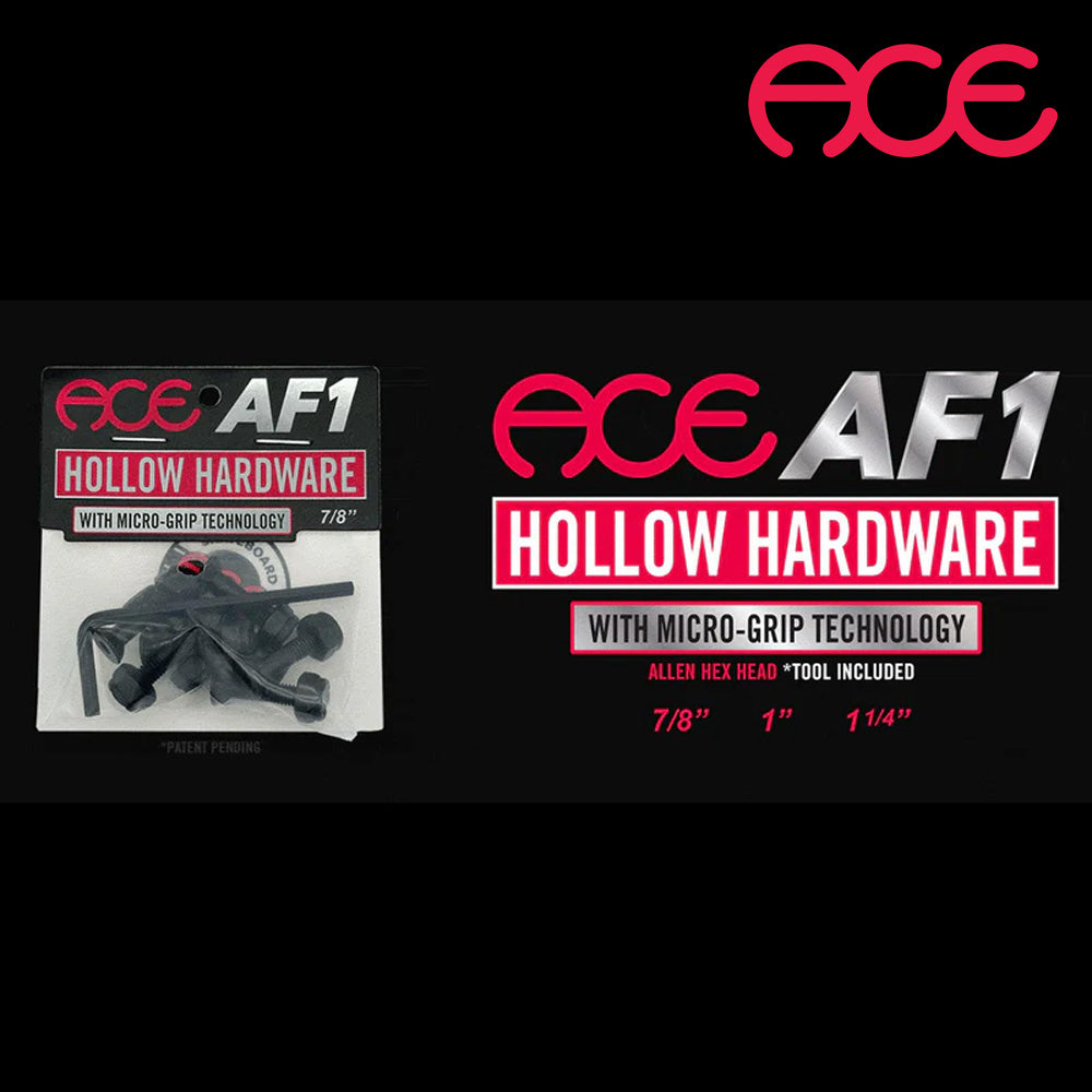 ACE TRUCK AF1 HOLLOW Bolts w/ Grippers Allen - 7/8