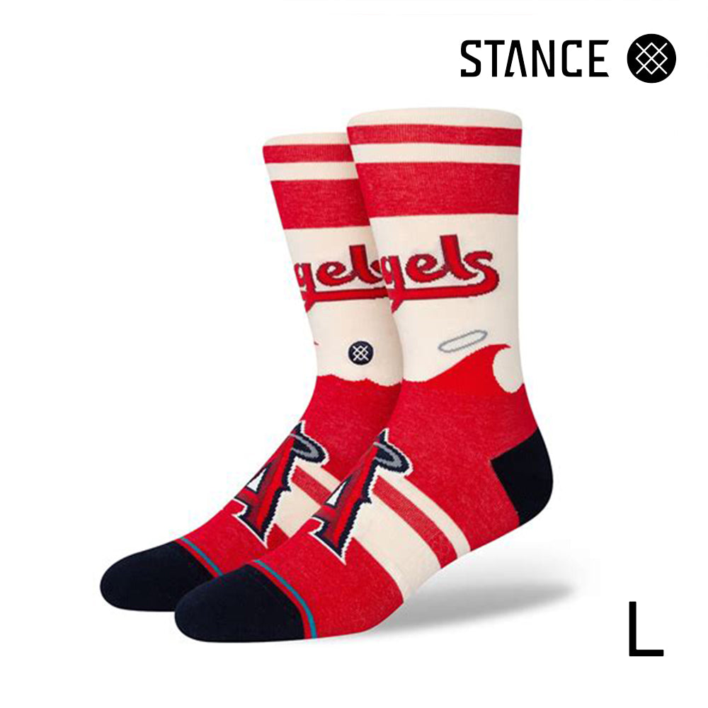 STANCE MLB CASUAL ANGELS CC CREW RED No.2