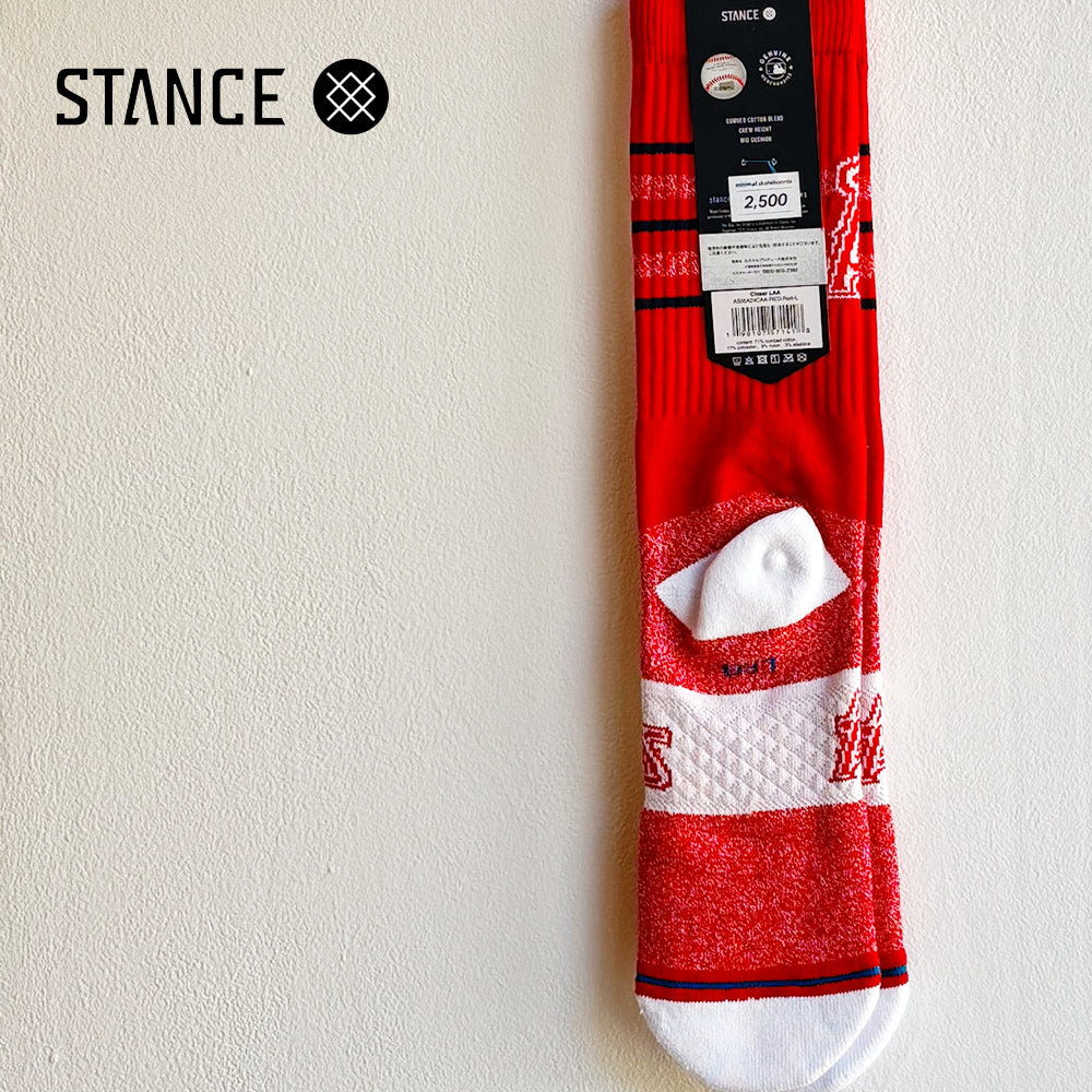 STANCE MLB CASUAL CLOSER LAA RED No.4