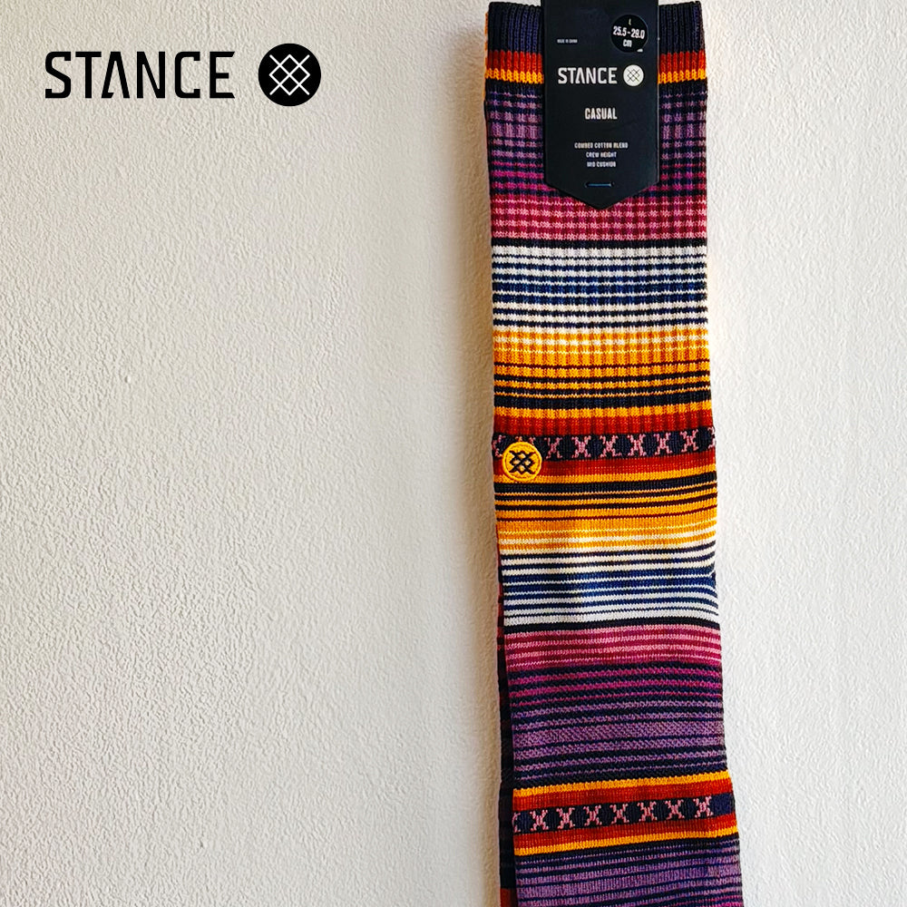 STANCE CASUAL CURREN ST CREW GRAPE No.12