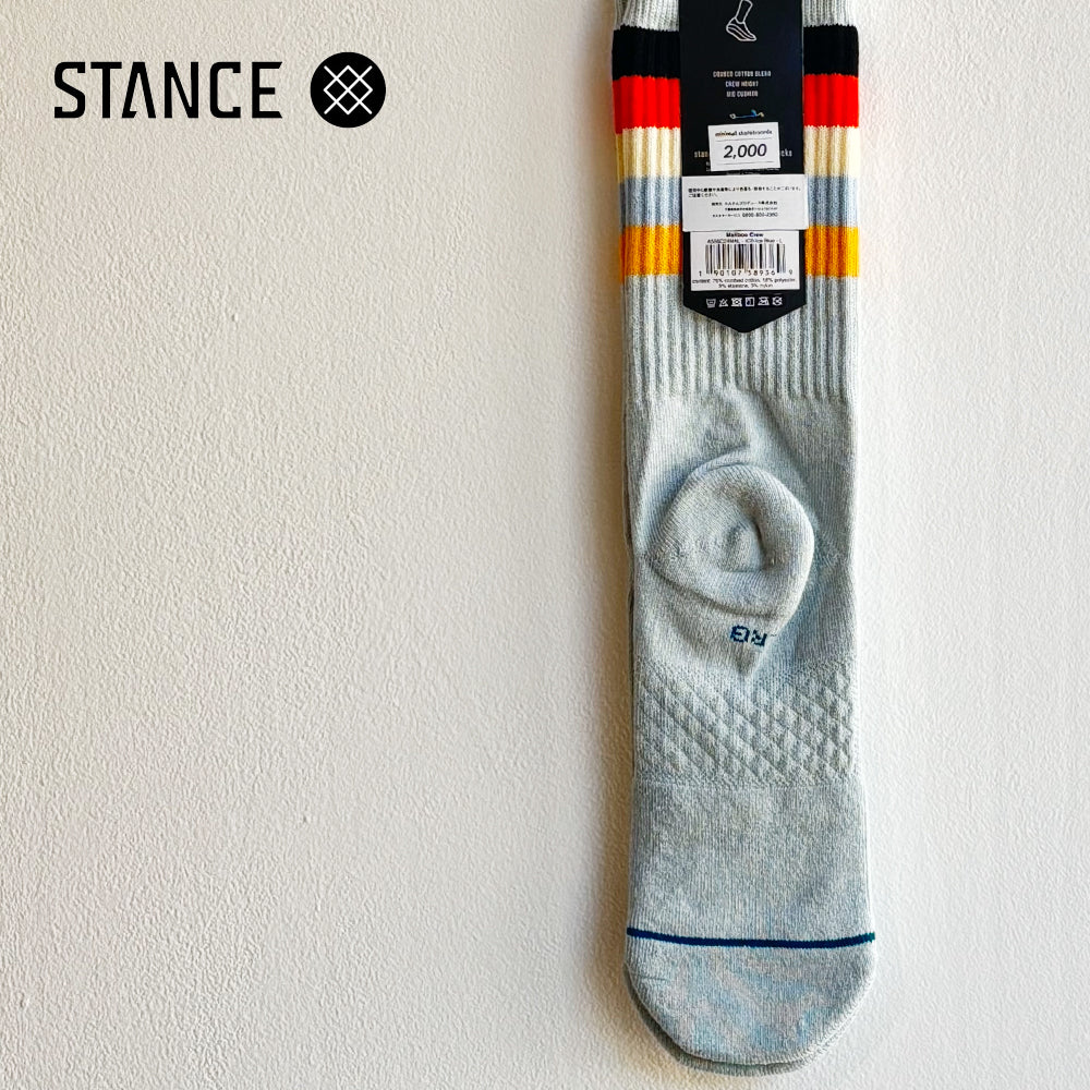 STANCE CASUAL MALIBOO CREW ICE BLUE No.14