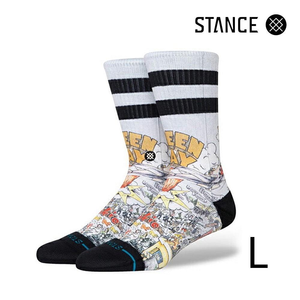 STANCE × GREEN DAY CASUAL BASKET CASE CREW MULTI No.22