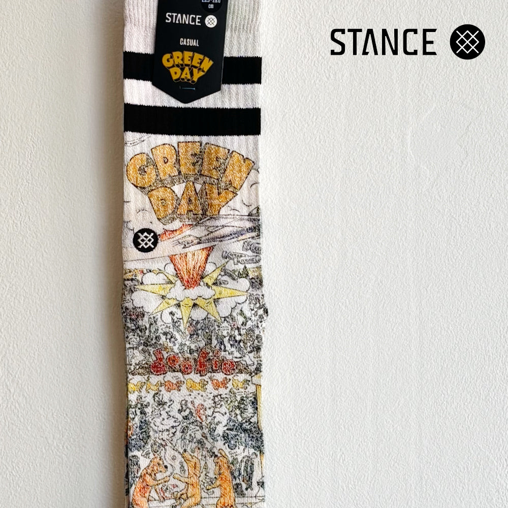 STANCE × GREEN DAY CASUAL BASKET CASE CREW MULTI No.22