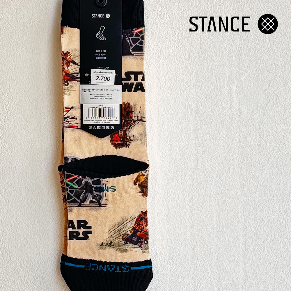 STANCE × STARWARS CASUAL ROTJ SAND No.24
