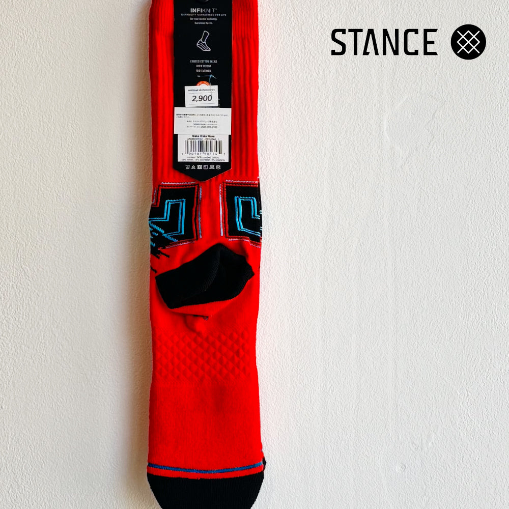STANCE CASUAL WAKA WAKA WAKA RED No.27