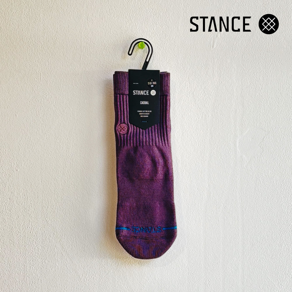 STANCE CASUAL ICON QUARTER GRAPE No.45