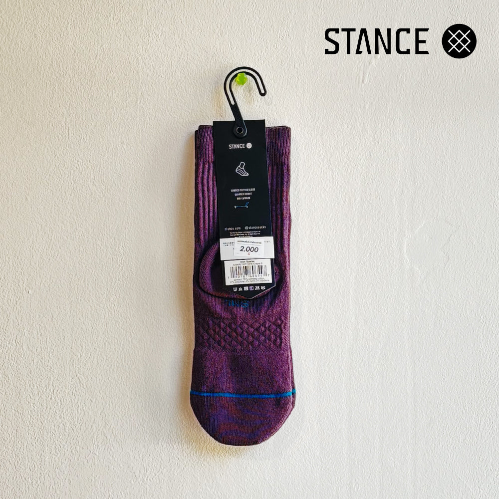 STANCE CASUAL ICON QUARTER GRAPE No.45