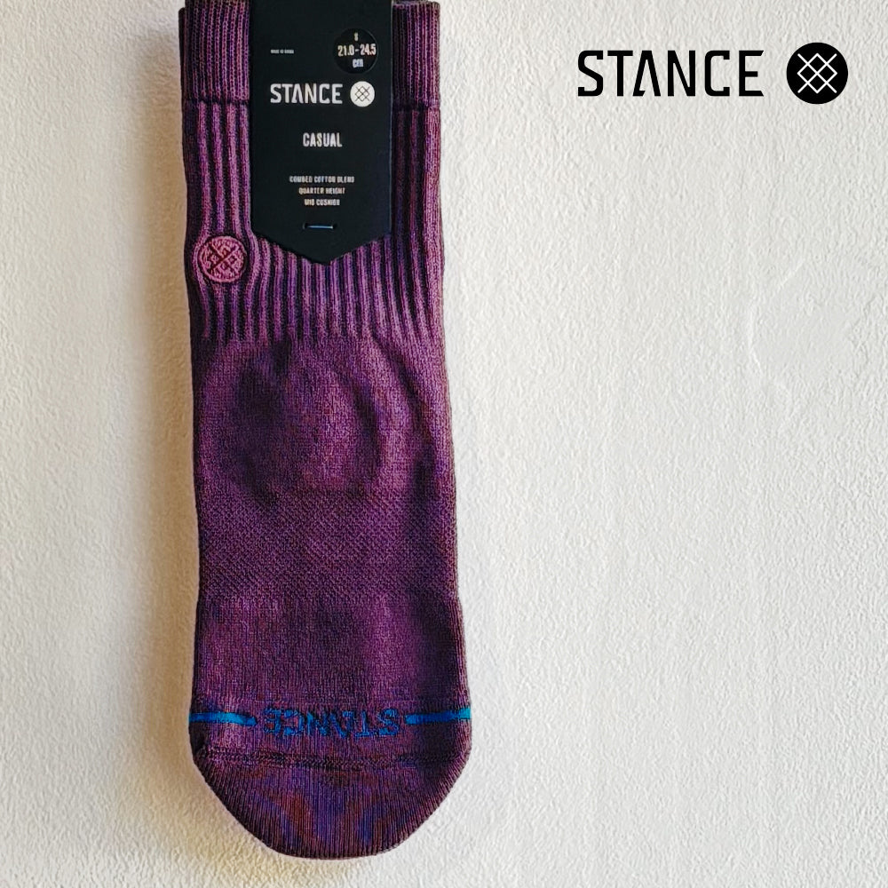 STANCE CASUAL ICON QUARTER GRAPE No.45