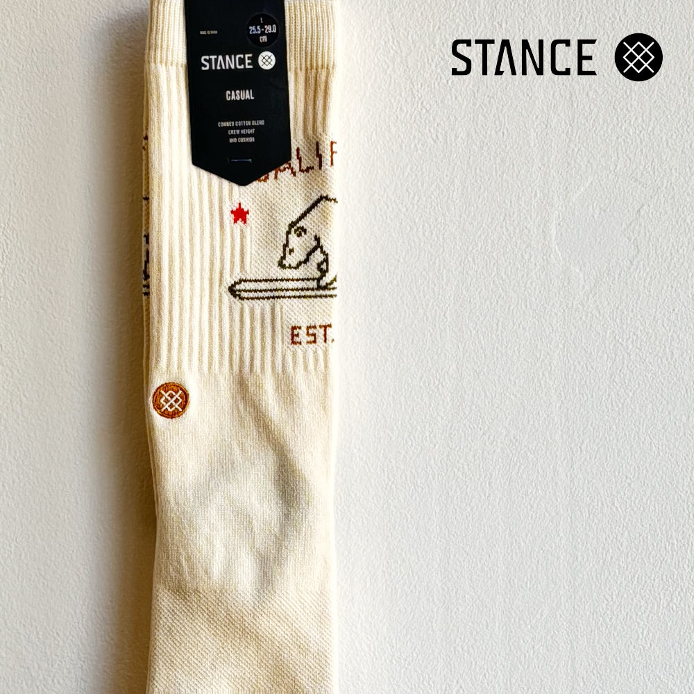 STANCE CASUAL CALIFORNIA REPUBLIC 2 OFF WHITE No.51