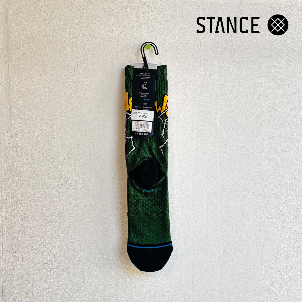 STANCE CASUAL COLABO-LTD WELCOME WILBUR CREW GREEN No.54