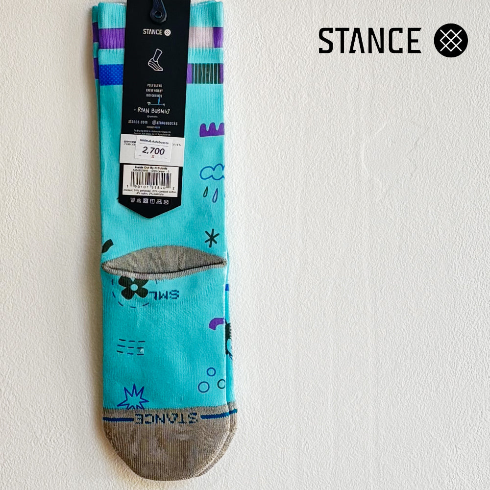 STANCE CASUAL COLABO-LTD INSIDE OUT BY R BUBNIS GREEN No.57