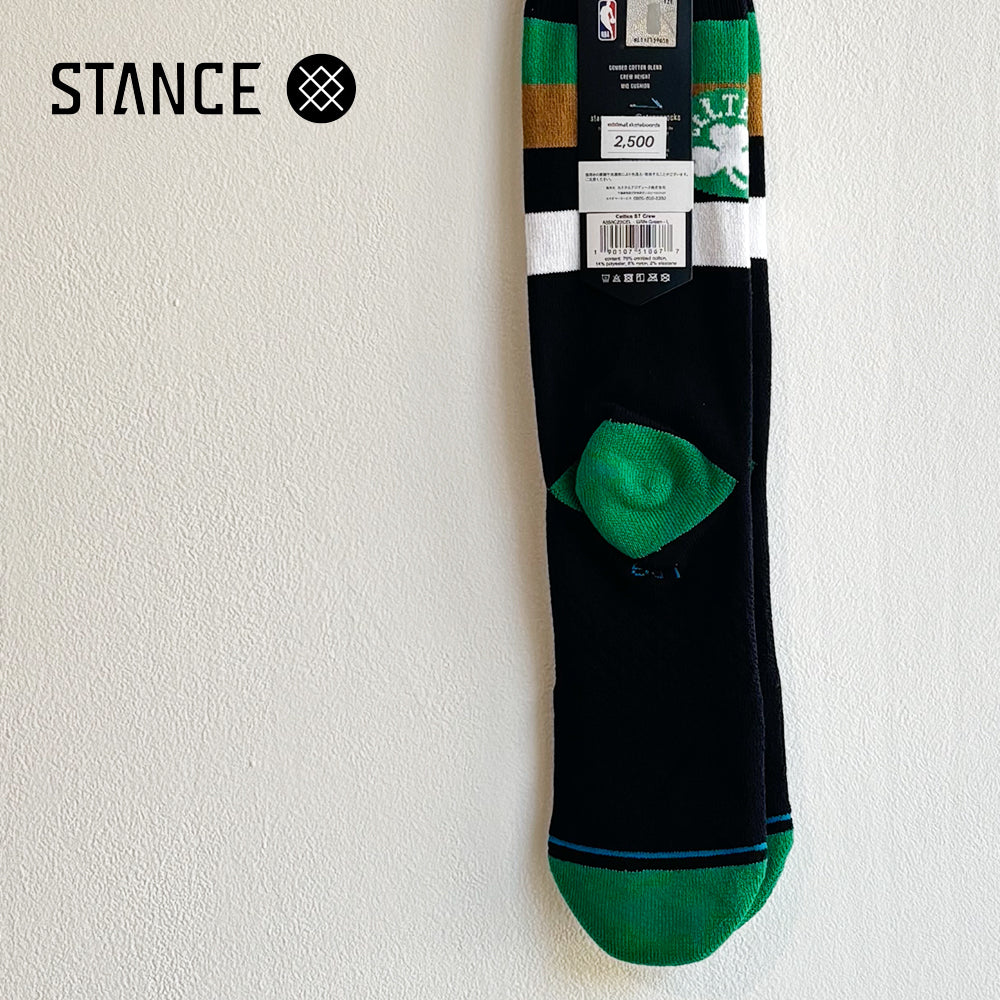 STANCE MLB CASUAL CELTICS ST CREW GREEN No.6