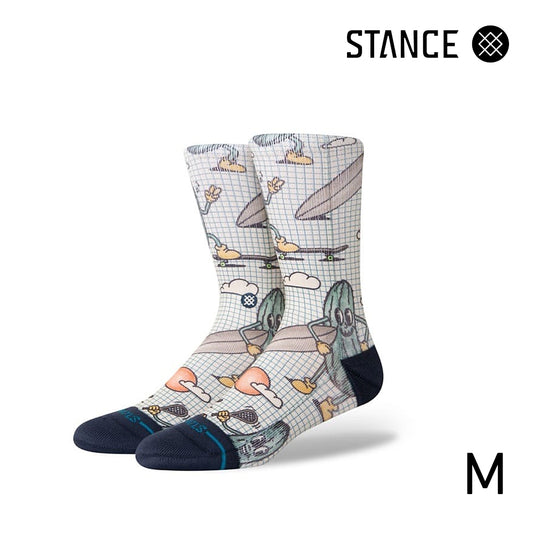 STANCE STANCE CASUAL FEELING PICKLED CREW CREAM No.61