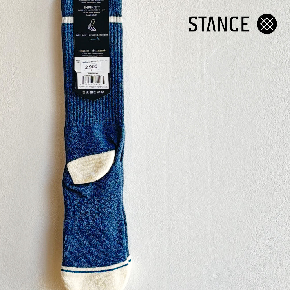 STANCE CASUAL BUTTER RICHARD CREW BLUE No.65