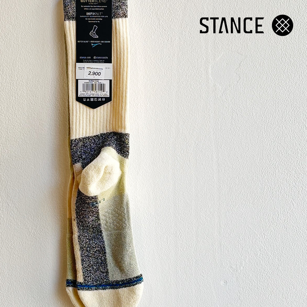 STANCE CASUAL BUTTER SHIFTED CREW MULTI No.66
