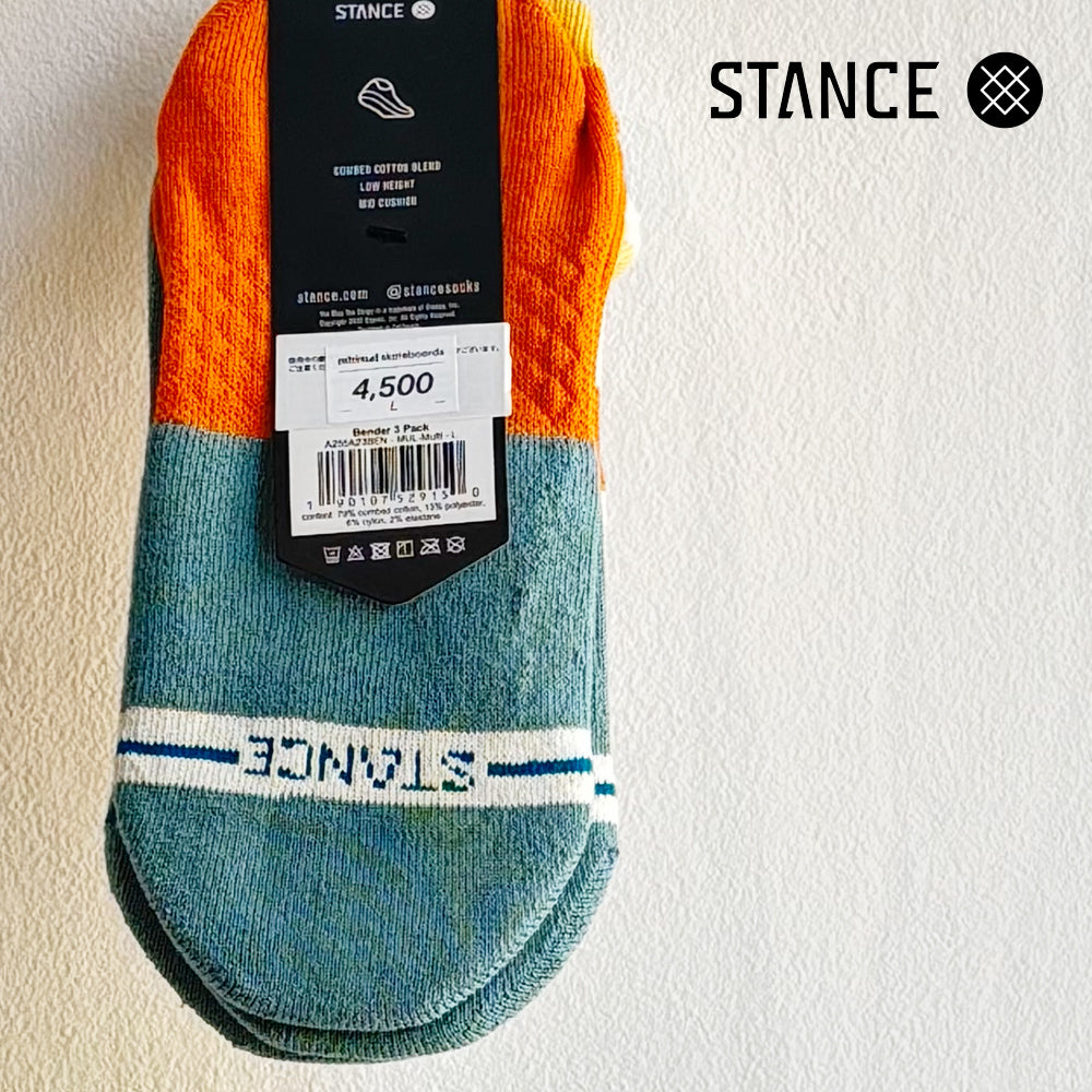 STANCE CASUAL BENDER 3 PACK MULTI No.68