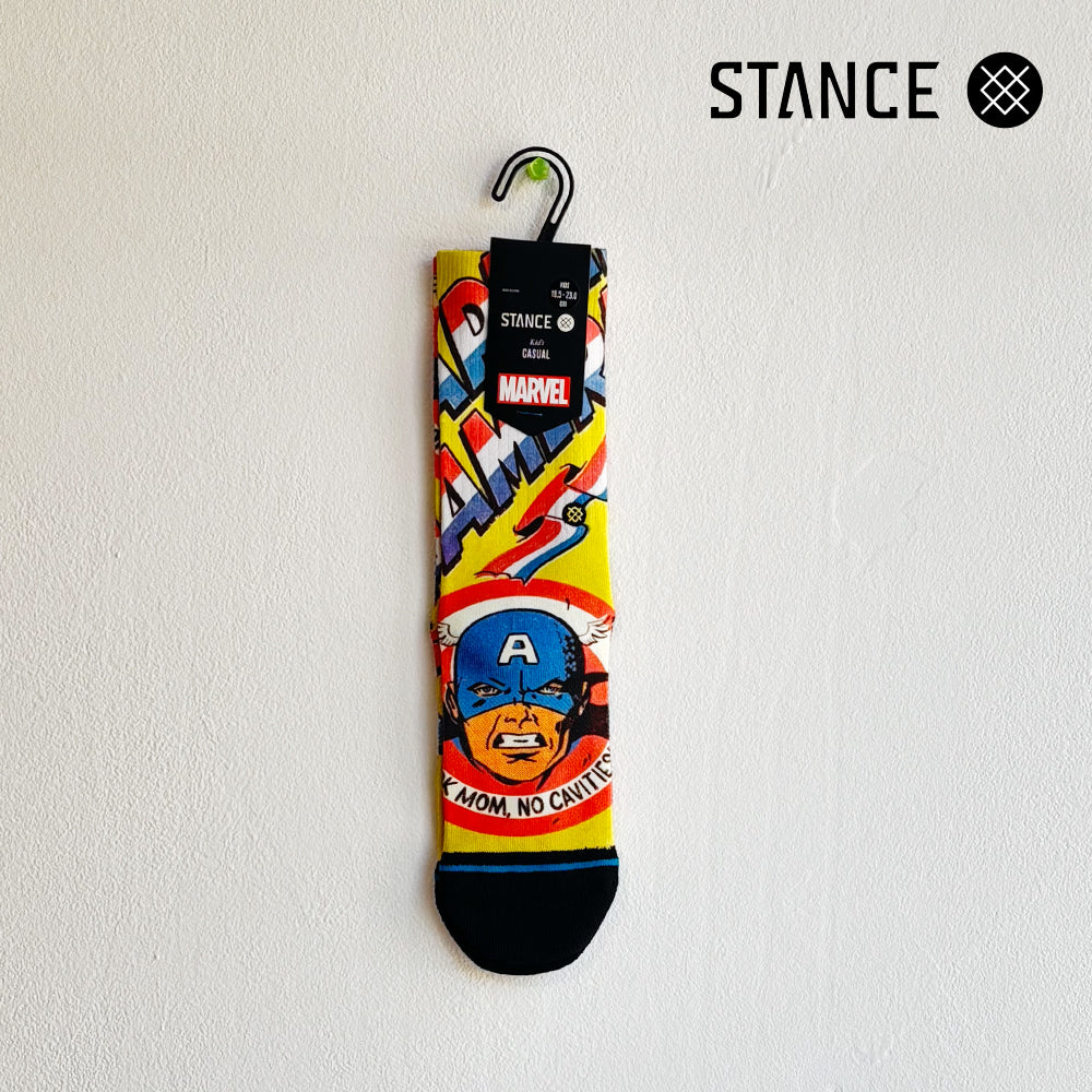 STANCE KIDS COLABO NO CAVITIES KIDS YELLOW No.71
