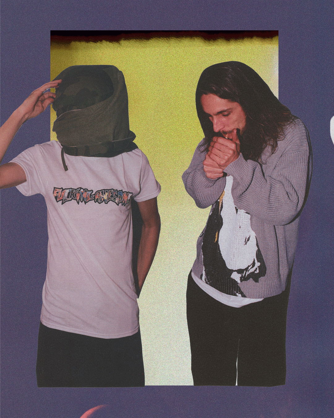 FUCKING AWESOME Dill Collage Logo Tee