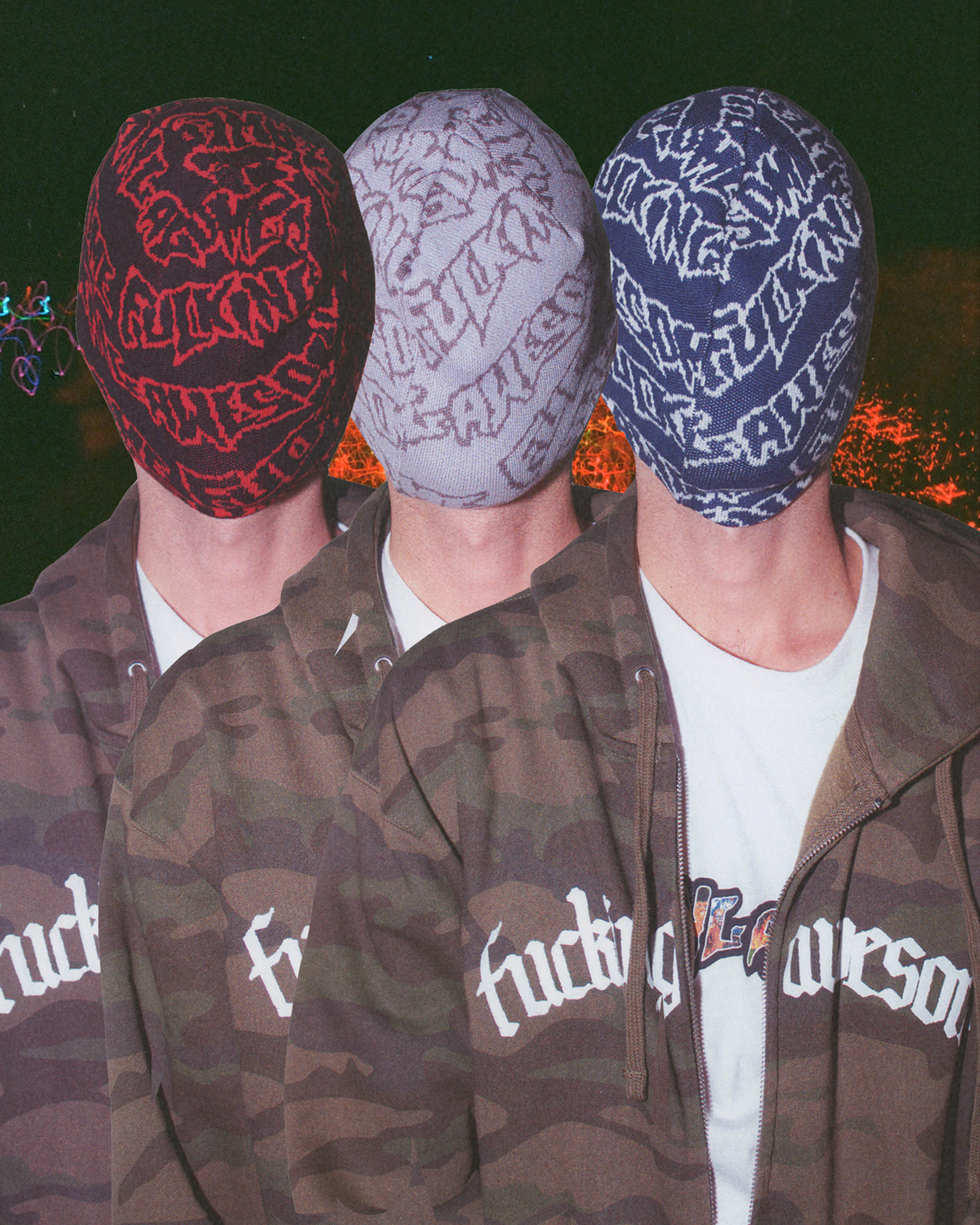 FUCKING AWESOME  FA Stamp Repeat Skully