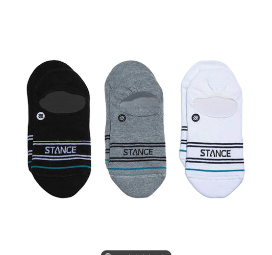 STANCE 靴下 BASIC 3 PACK NO SHOW NAVY サイズL