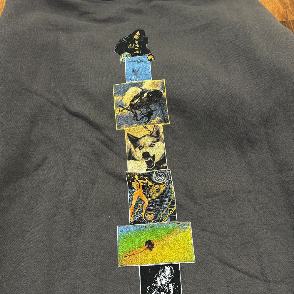 FUCKING AWESOME Sad Madness Zip Up Hoodie Charcoal サイズL