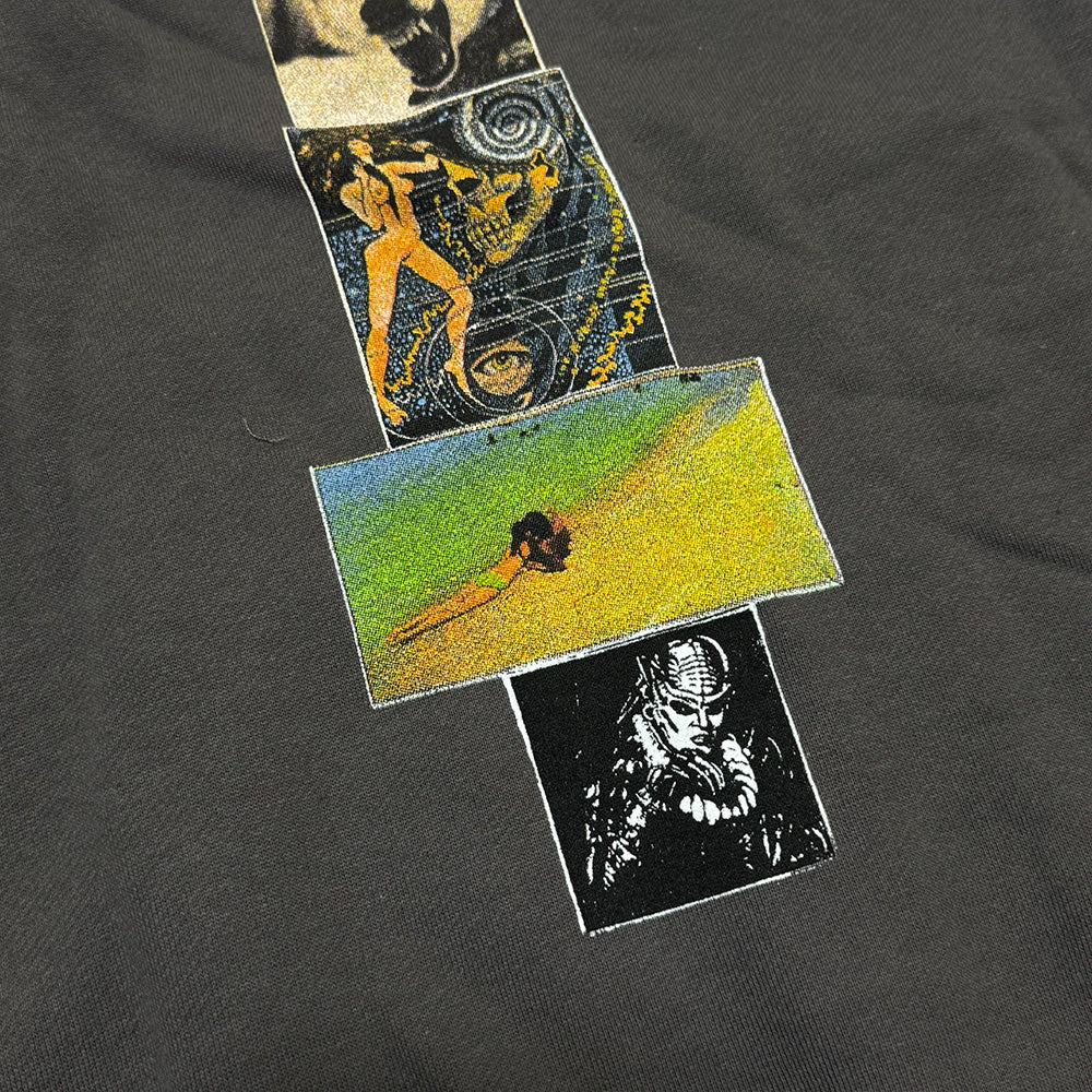 FUCKING AWESOME Sad Madness Zip Up Hoodie Charcoal サイズL