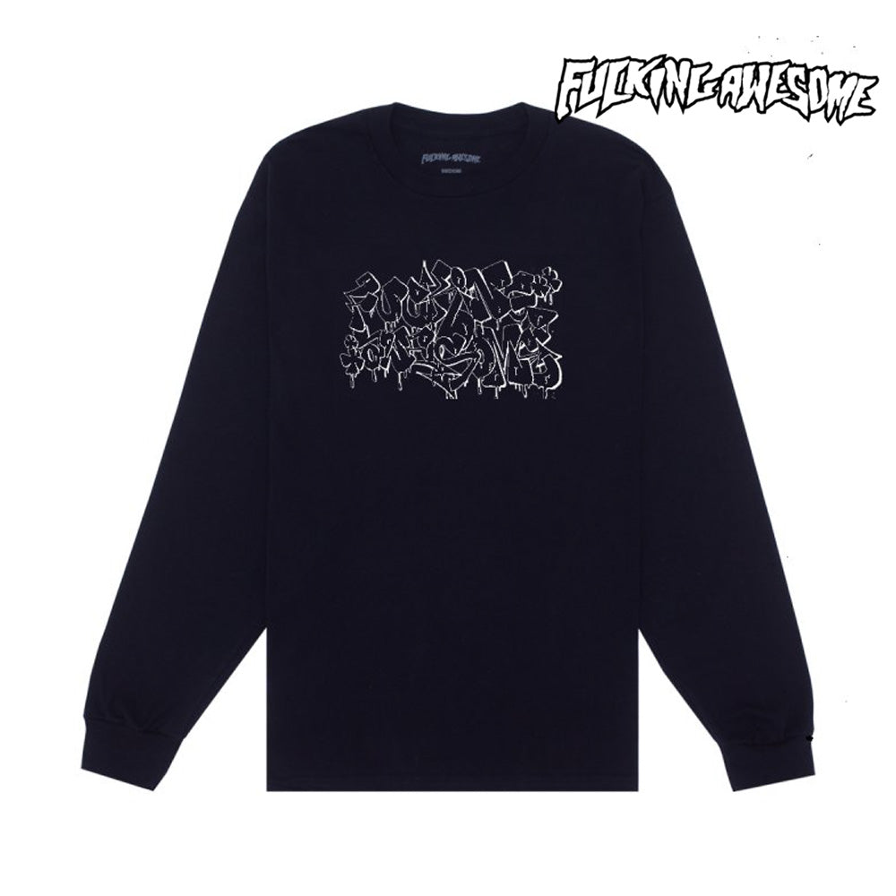 FUCKING AWESOME Liter Long Sleeve Tee Black サイズL