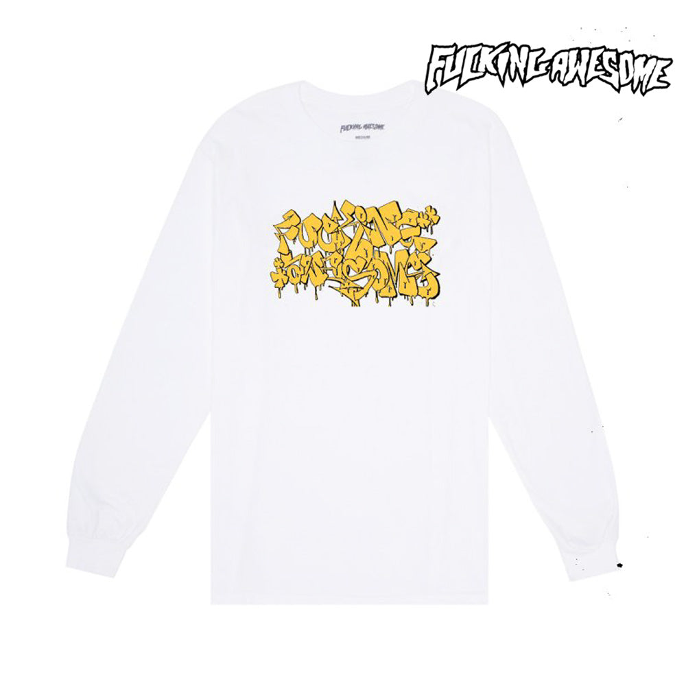 FUCKING AWESOME Liter Long Sleeve Tee White サイズL