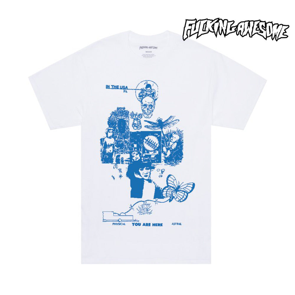 FUCKING AWESOME You Are Here Tee White サイズM L
