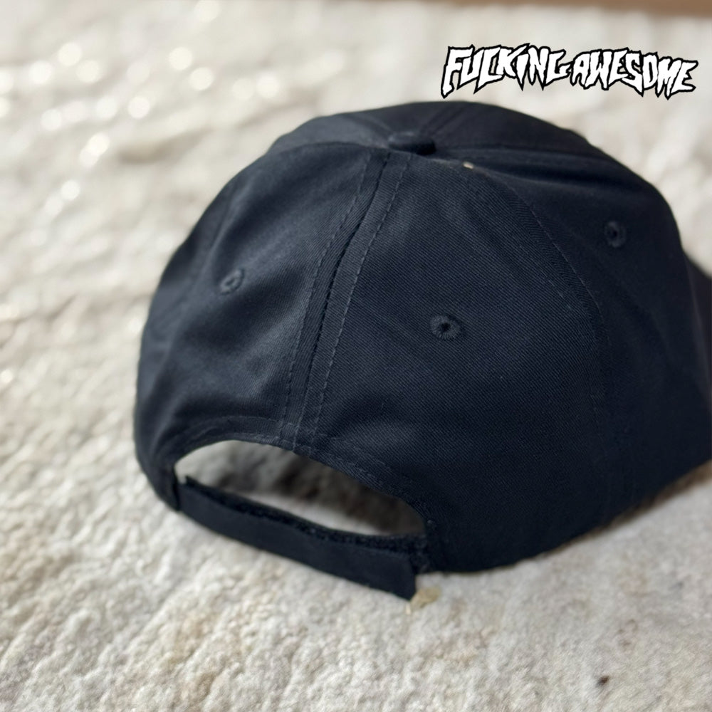 FUCKING AWESOME Am I Shit 6-Panel Snapback キャップ ブラック