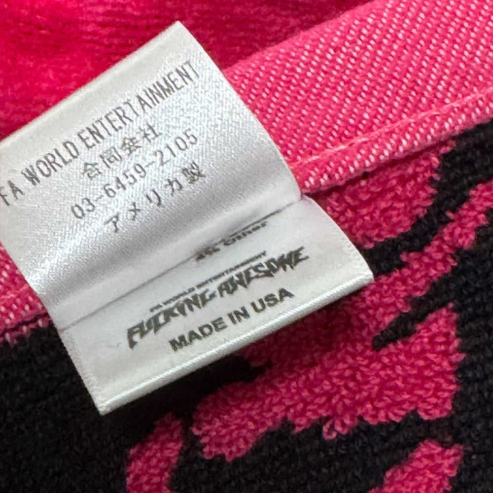 FUCKING AWESOME Pink Stamp Towel タオル ブランケット