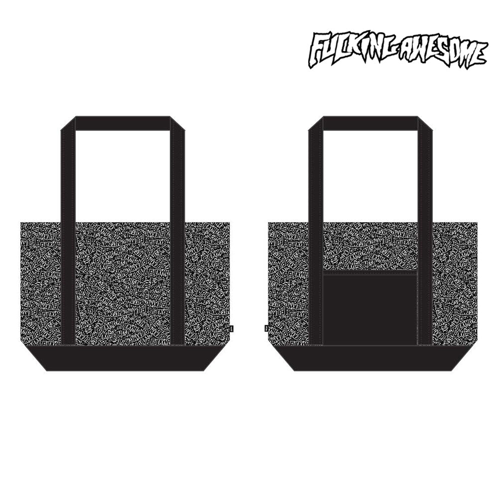 FUCKING AWESOME AOP Mesh Tote Bag トートバッグ ブラック