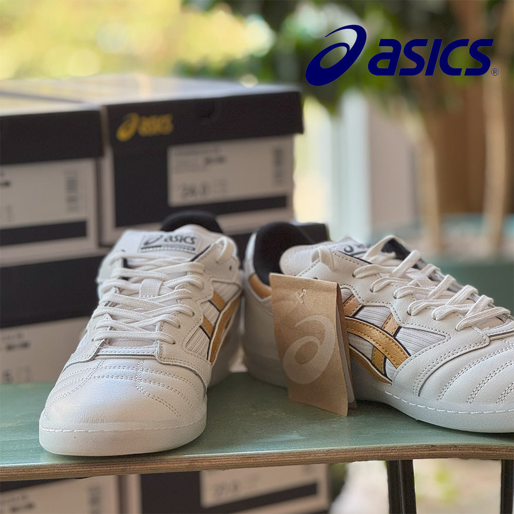 ASICS LEGGEREZZA FB  -  WHITE / PURE GOLD 【Gino Iannucci Color】