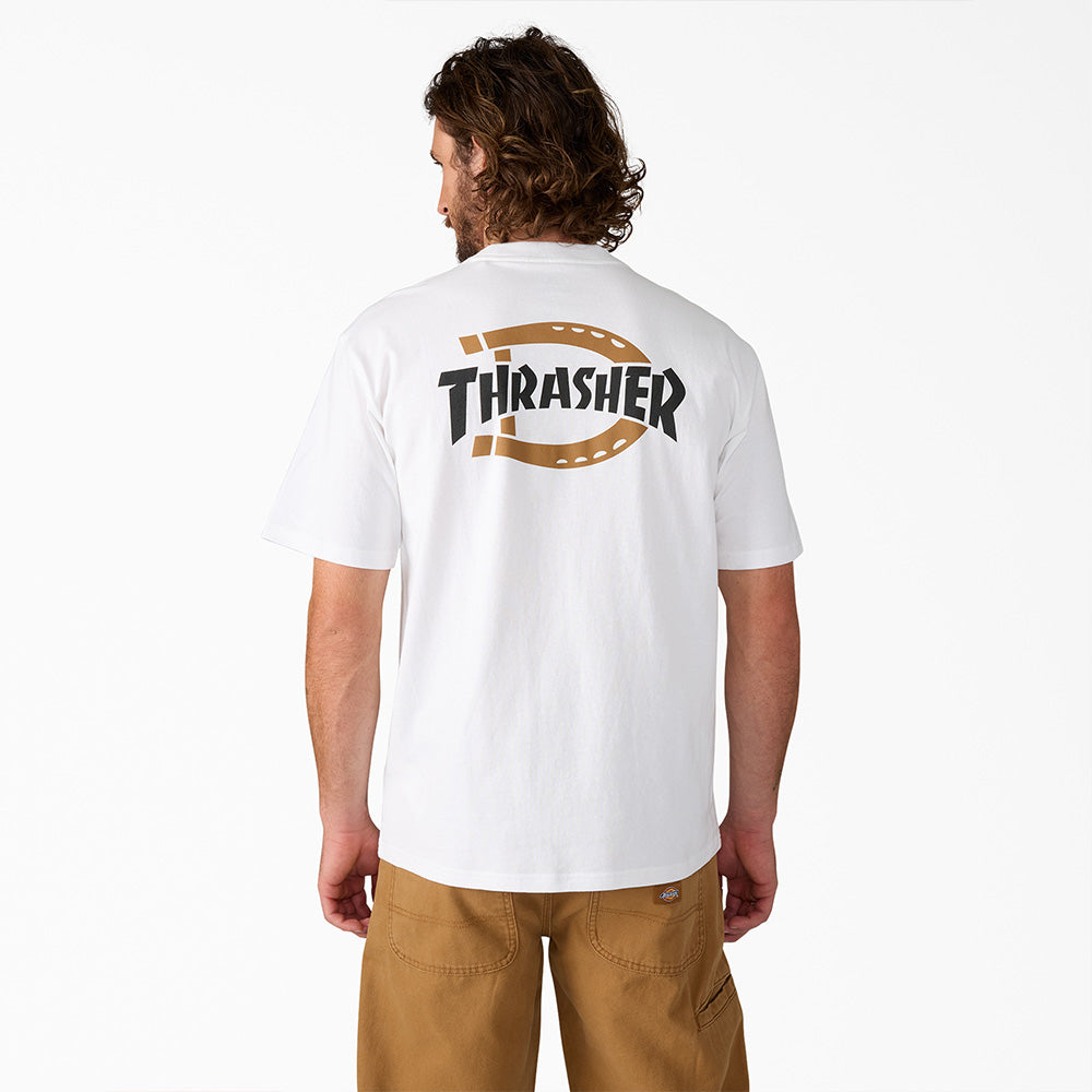 DICKIES THRASHER TEE WHITE ディッキーズ×スラッシャー　Tシャツ