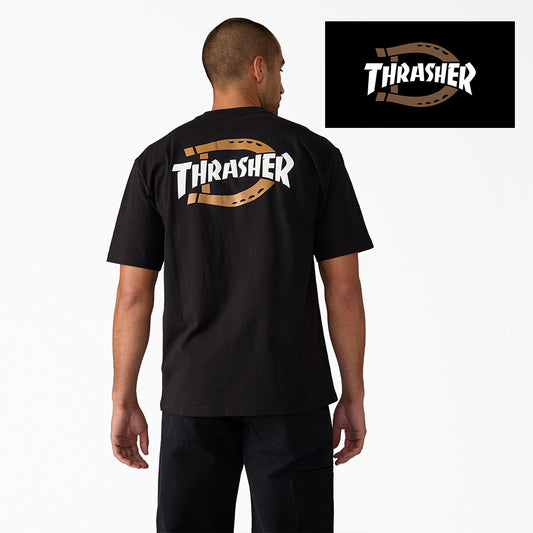 DICKIES THRASHER TEE BLACK ディッキーズ×スラッシャー　Tシャツ