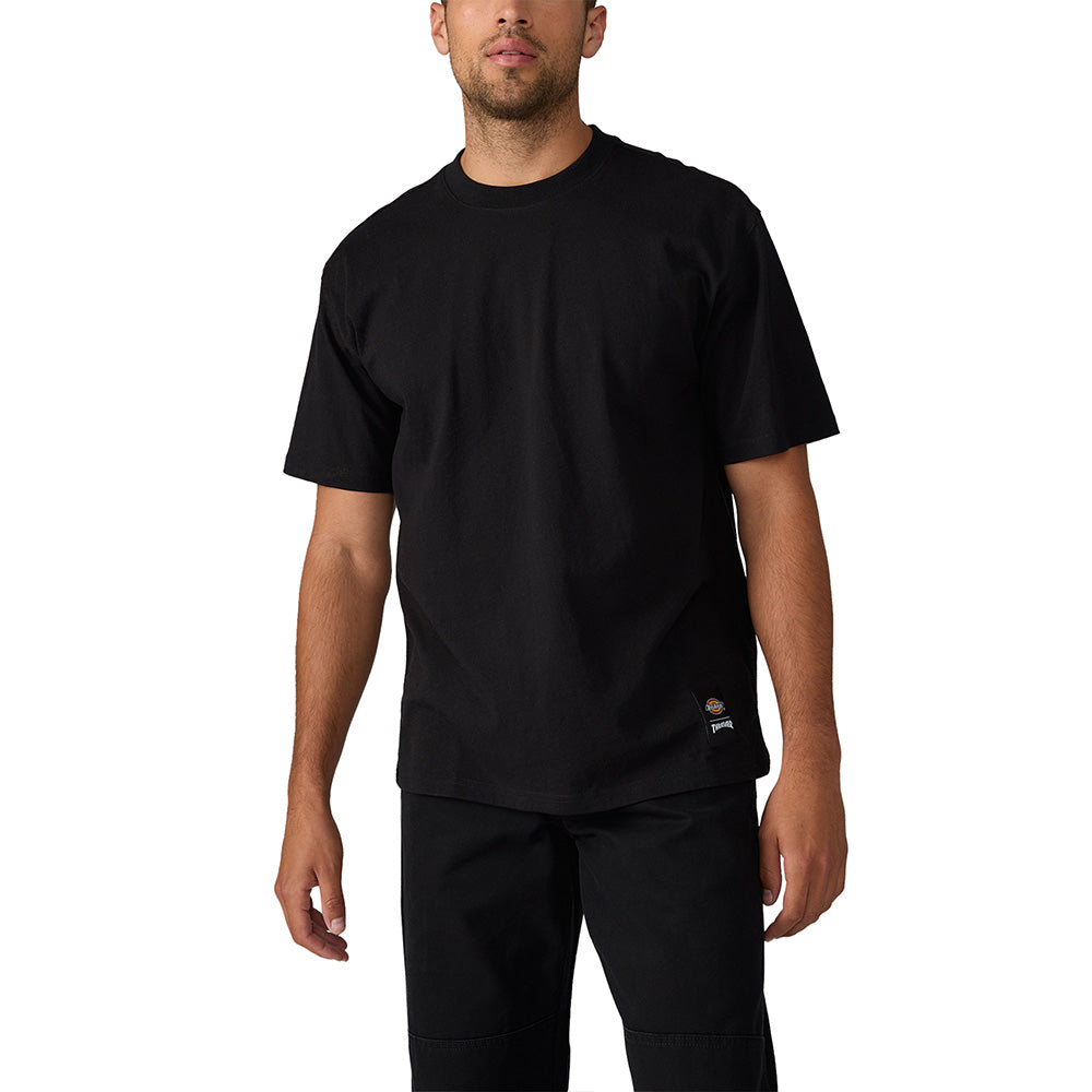 DICKIES THRASHER TEE BLACK ディッキーズ×スラッシャー　Tシャツ