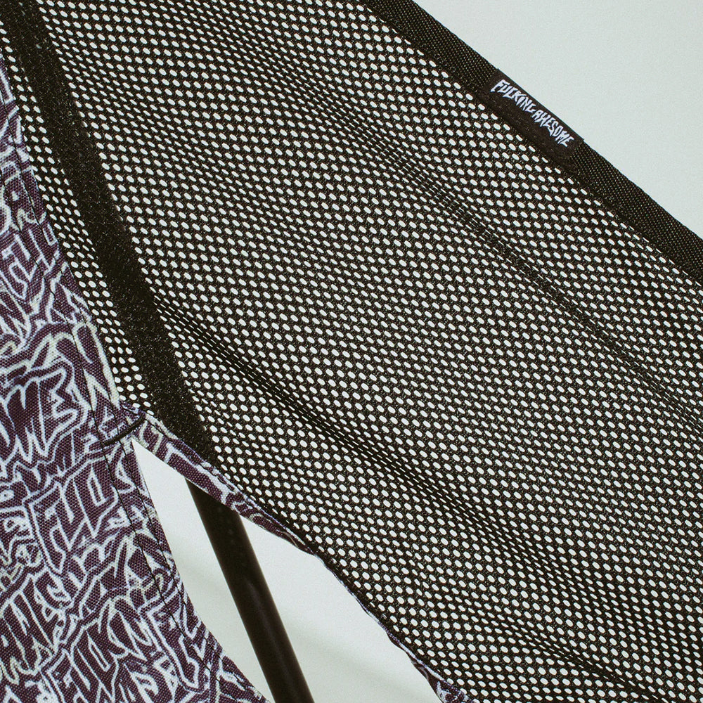 FUCKING AWESOME  Burnt Stamp Logo Helinox Chair One All Over キャンプチェア